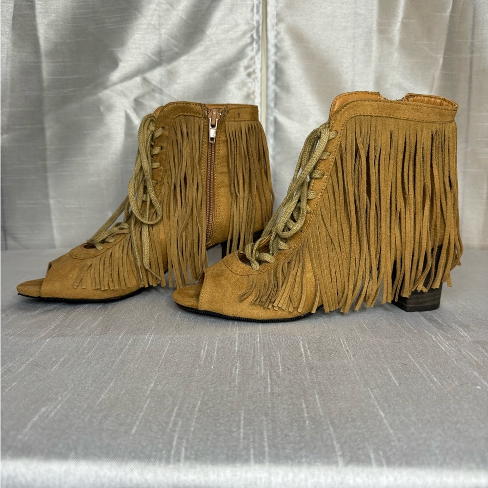 Joyfolie Dahlia Fringe Bootie